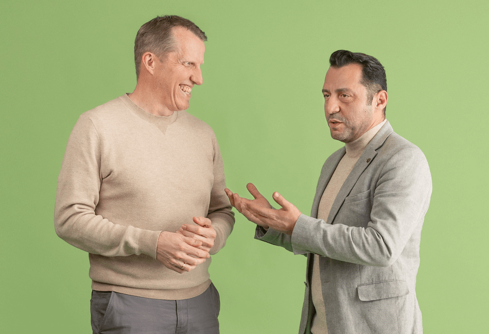 Aygün Bozkurt und Jörg Roßkopf