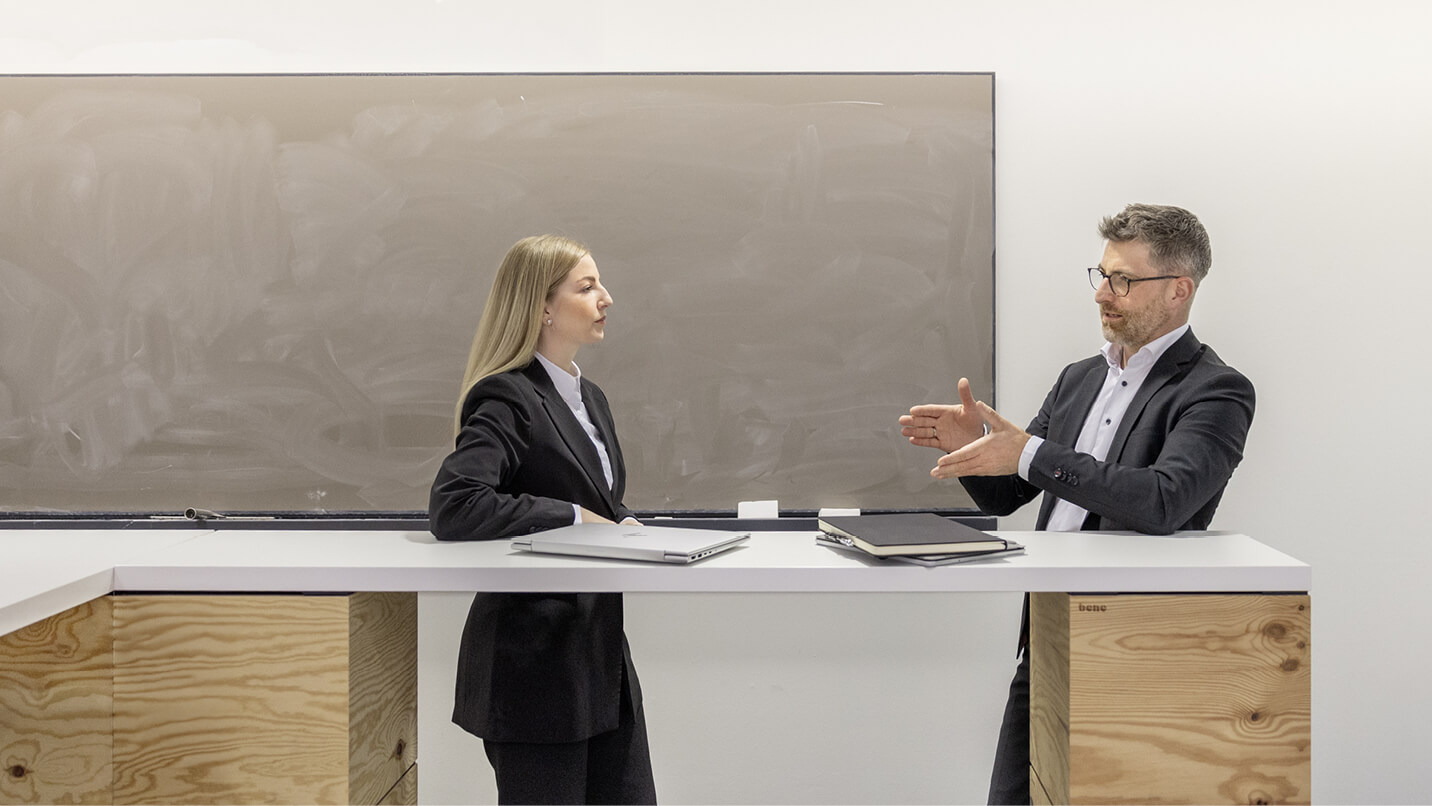 Die Personalexperten Tamara Grahl und Matthias Baum im Gespräch zur neuen Personalstrategie der SV