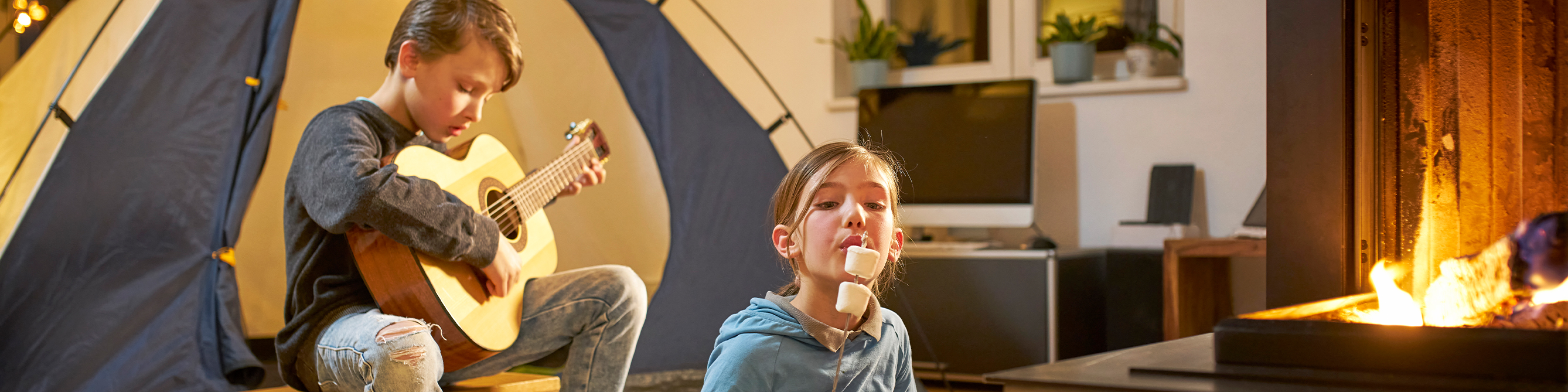 Hausratversicherung - Kinder campen