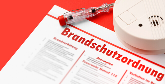 Brandschutzvorschriften und Rauchwarnmelder