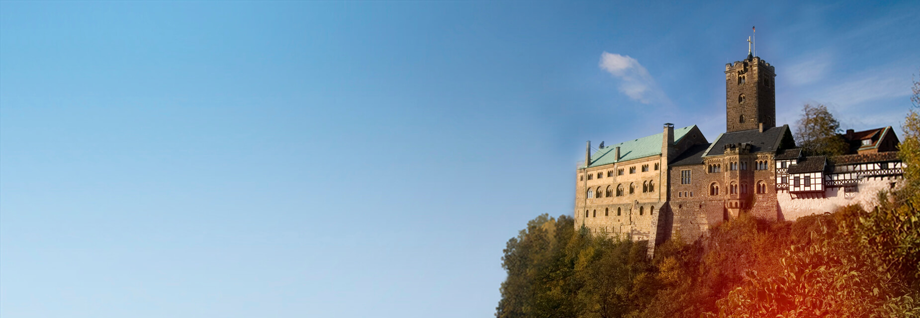 Wartburg - Ansicht Burg auf Berg
