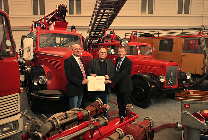 Spende deutsches Feuerwehrmuseum Fulda