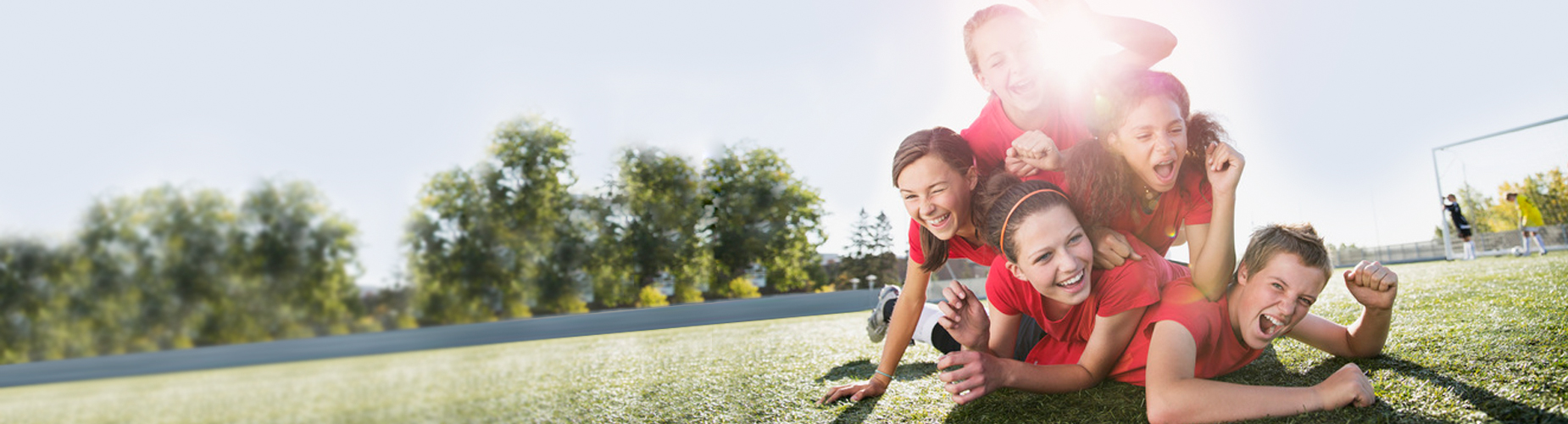 Sportförderung - Kinder beim Mannschaftssport