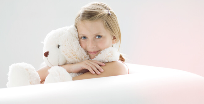 Kinder-Paket - Mädchen mit Teddybär