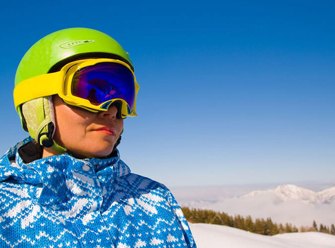 Private Haftpflichtversicherung - Skifahrerin