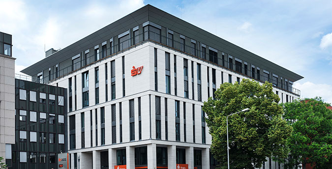Gebäude der SV SparkassenVersicherung in Wiesbaden