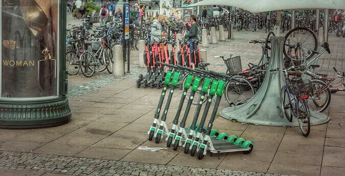 E-Roller Mietstation