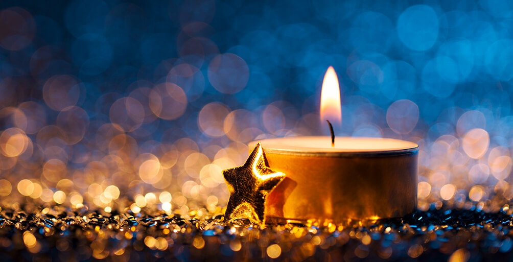 Kerze im Advent
