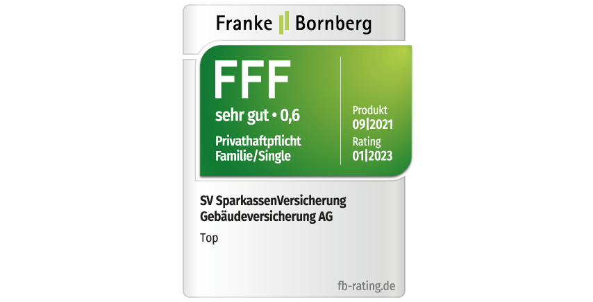 Siegel von Franke und Bornberg private Haftpflichtversicherung