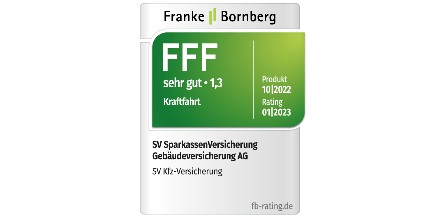 Siegel von Franke und Bornberg Kfz-Versicherung