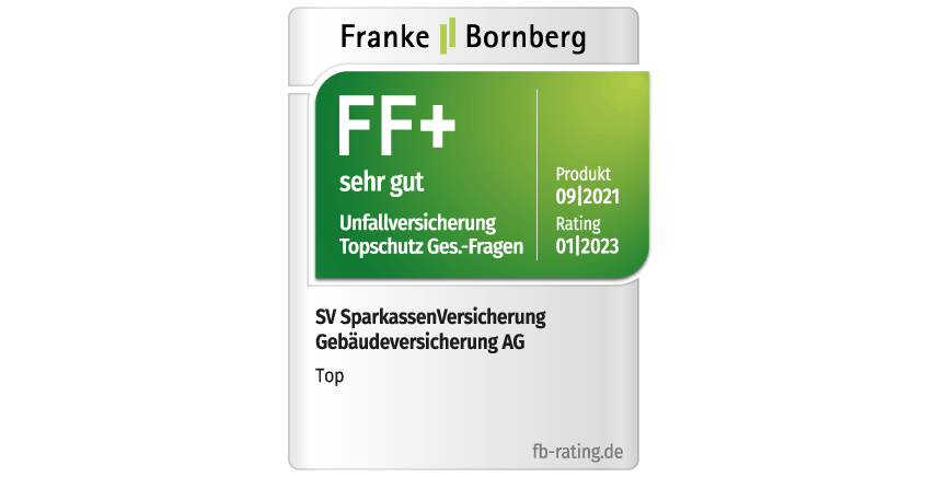 Siegel von Franke und Bornberg Unfallversicherung