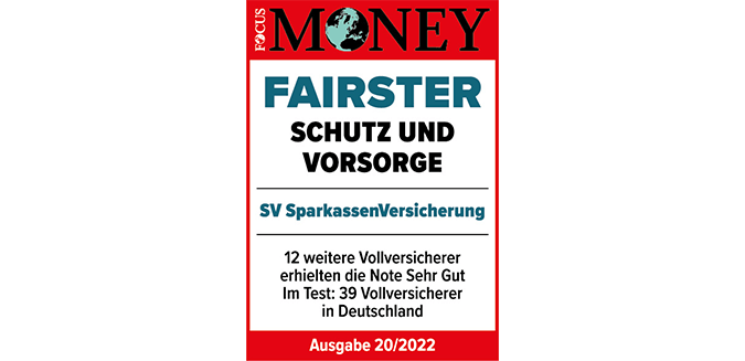 Siegel Focus Money - Fairster Schutz und Vorsorge